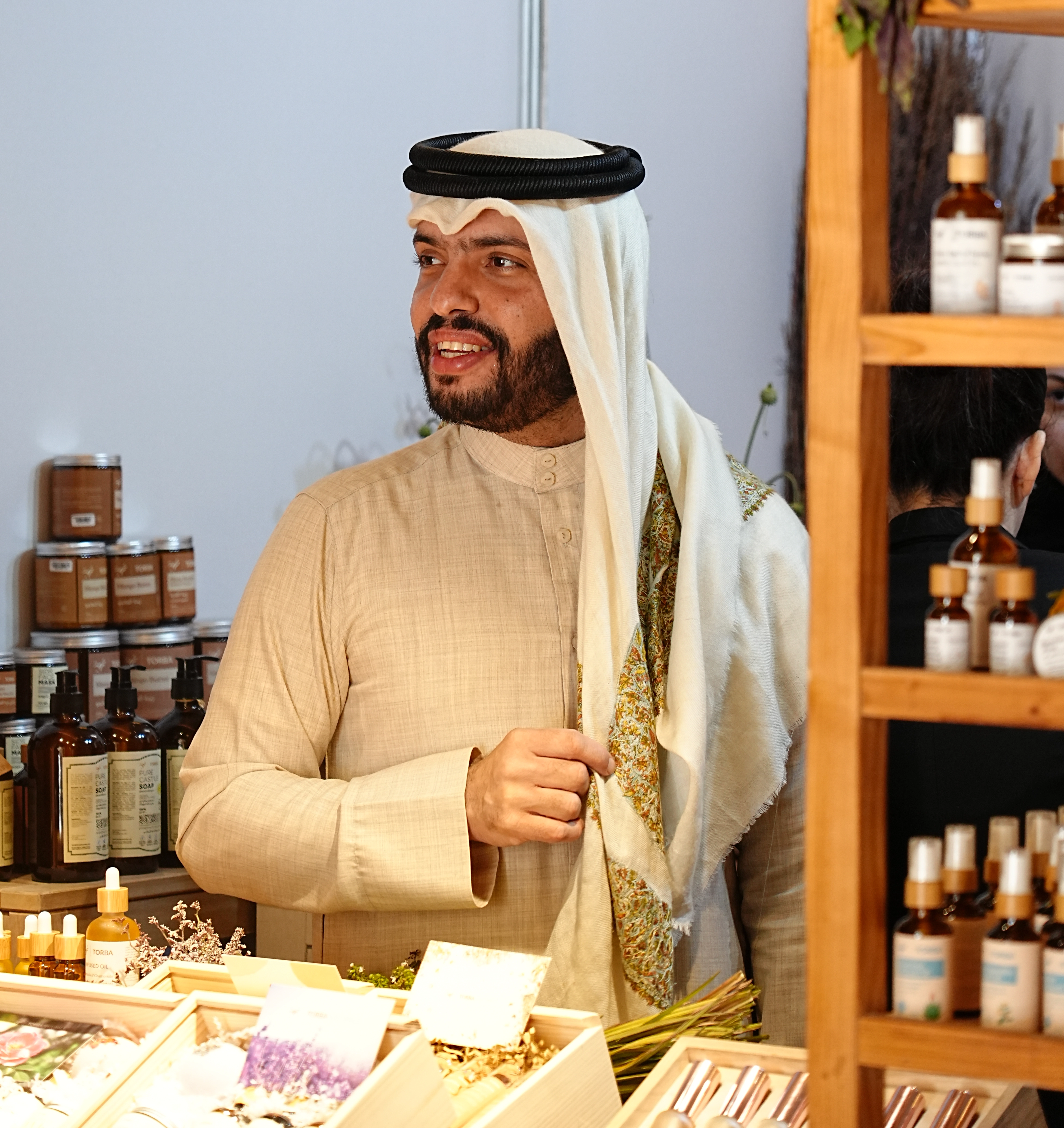 Mohammed in a shop